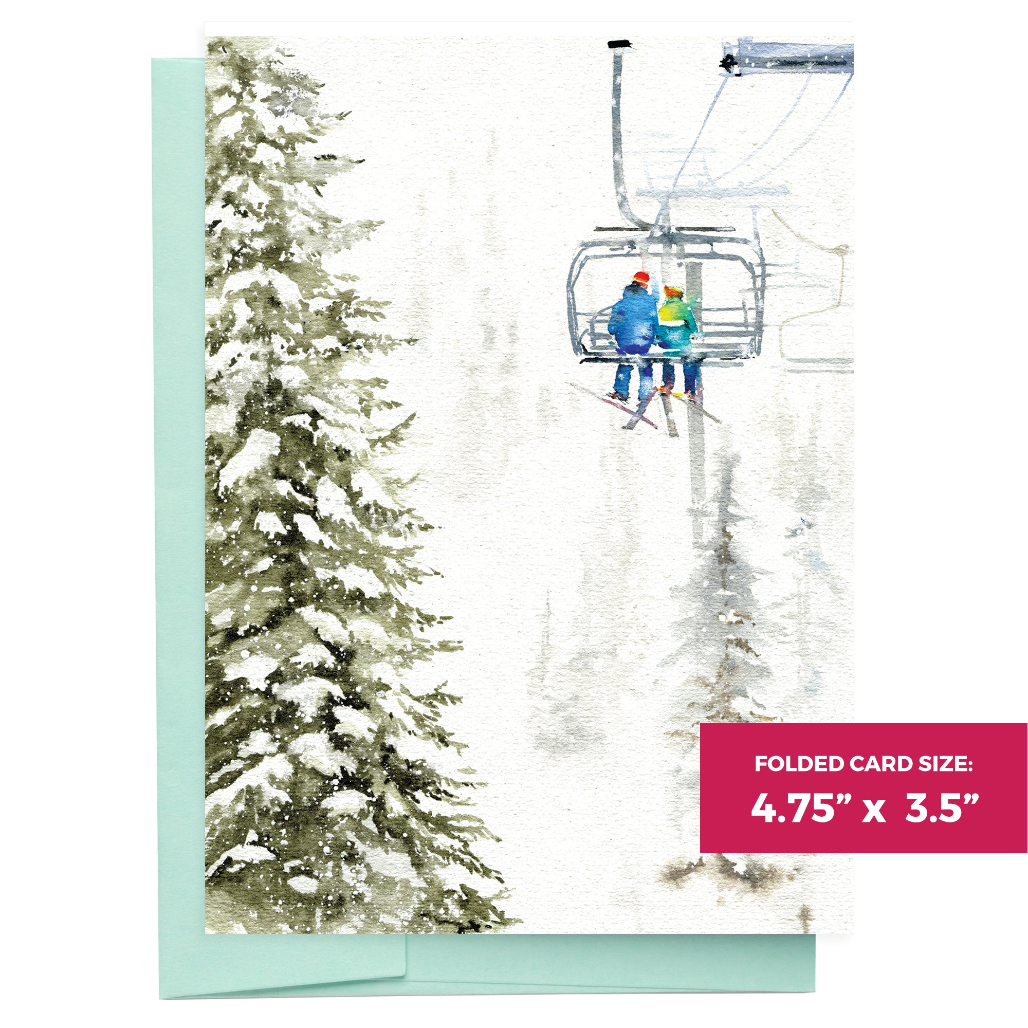 Ski Escape | 16 Note Cards