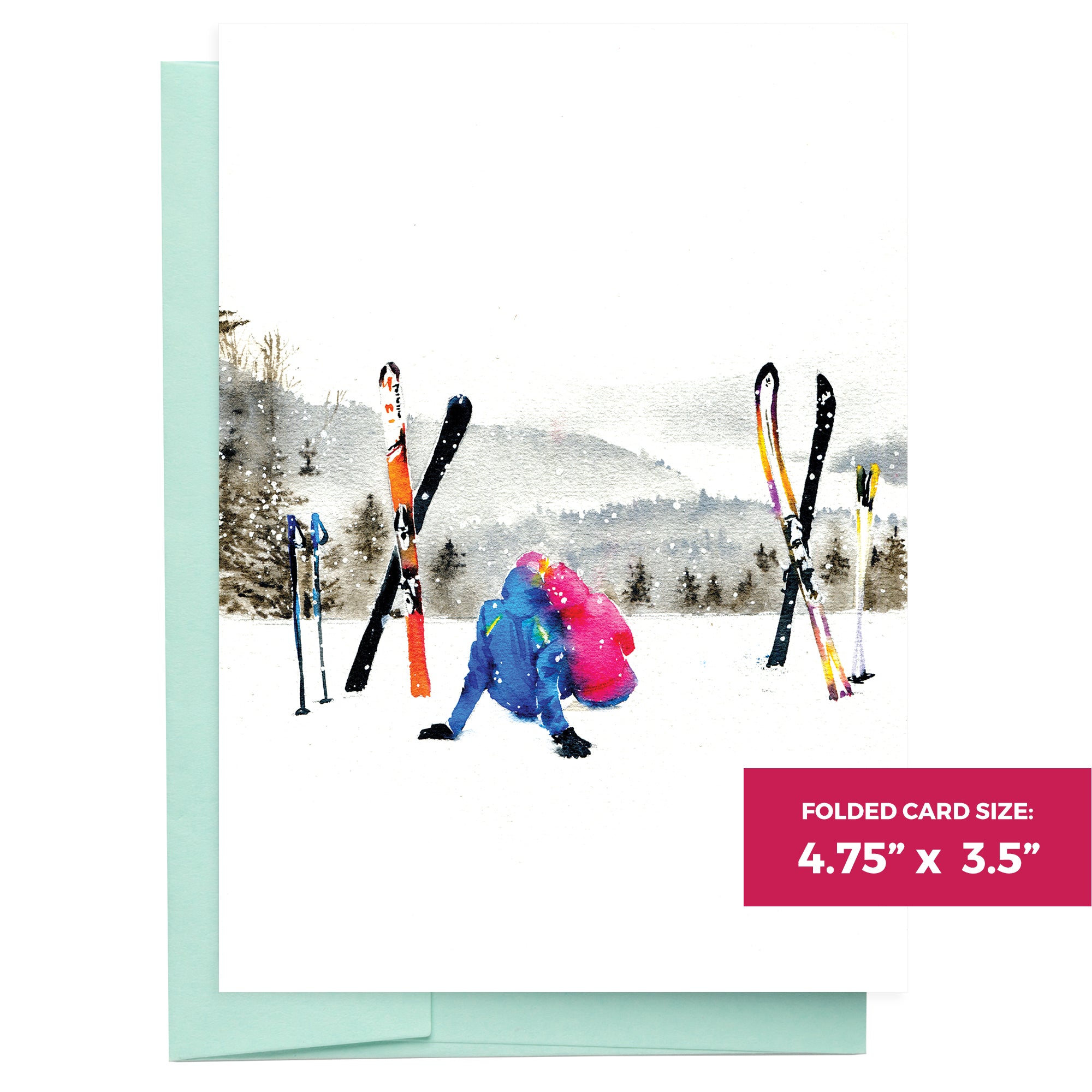 Ski Escape | 16 Note Cards
