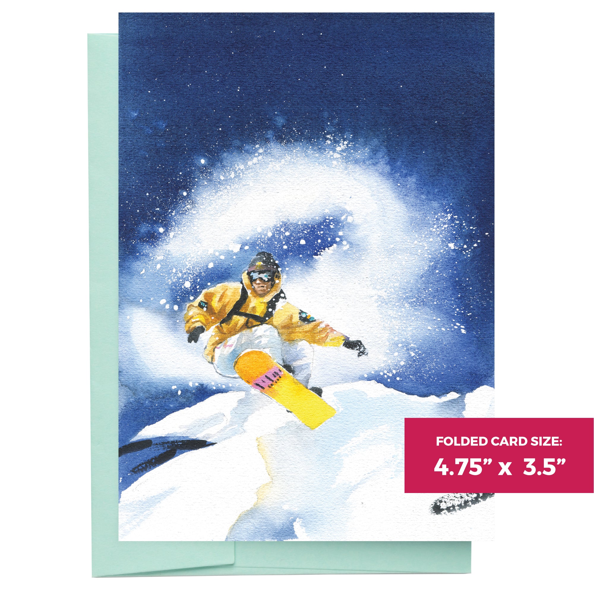Snowboarding Dream | 16 Notecards