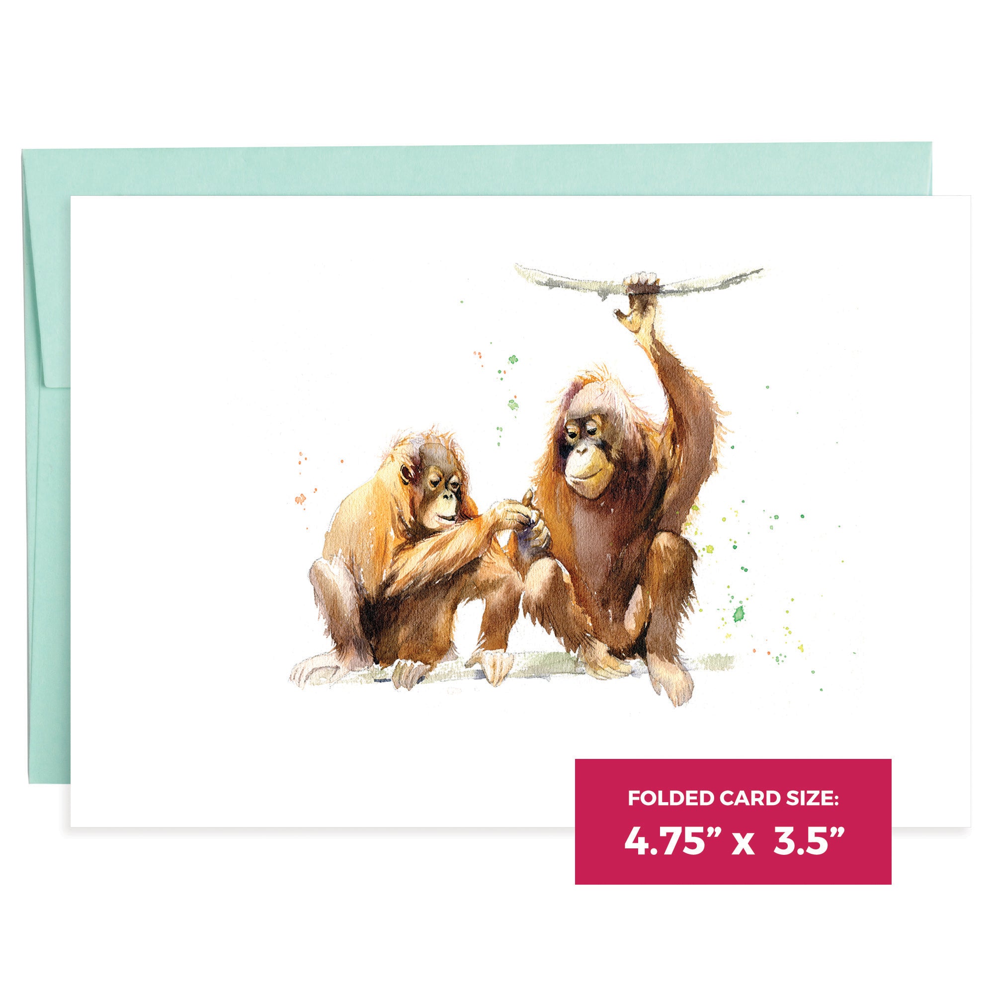 Great Apes  | 16 Note Cards